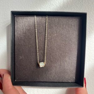 Alex and Ani Gold Necklace with Turquoise Gemstone